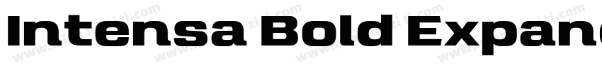 Intensa Bold Expande字体转换